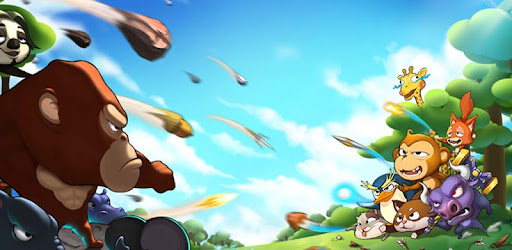 Monkey around in this sling & fling PVP strategy slingshot action battle game!?