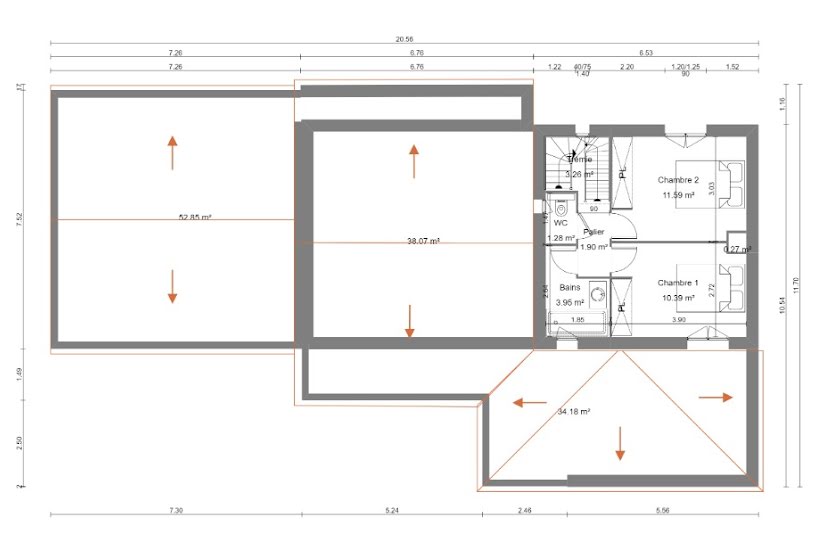  Vente Terrain + Maison - Terrain : 1 728m² - Maison : 100m² à Brignoles (83170) 