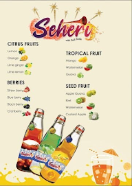 Sehera With Goli Soda menu 2