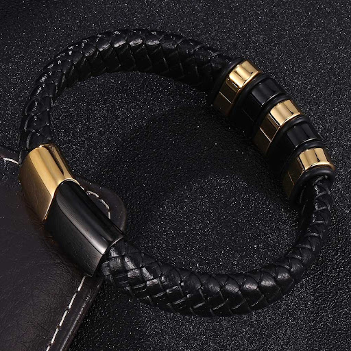 Title 4, Handmade Metal Leather Bangle Bracelet Jewelry ...