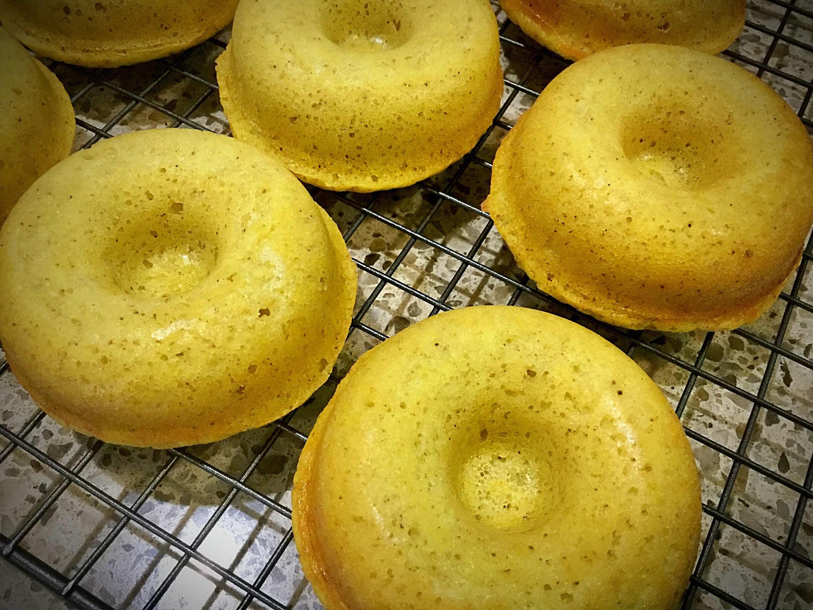 Baked donuts showing well for filling