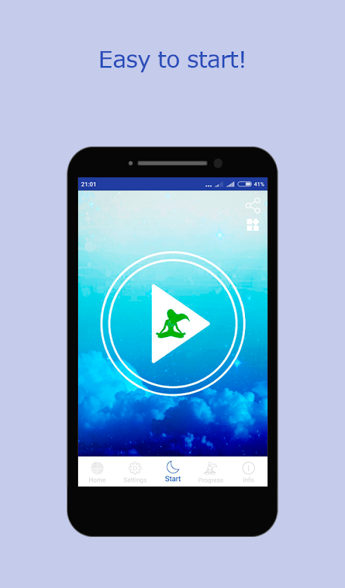 Android application Meditation for sleep screenshort
