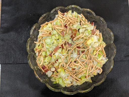 Crunchy Chopped Salad is ready to eat.