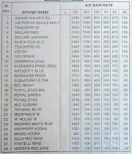 Brundavanam Restaurant And Bar menu 2