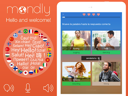  Aprende idiomas gratis -Mondly: miniatura de captura de pantalla  