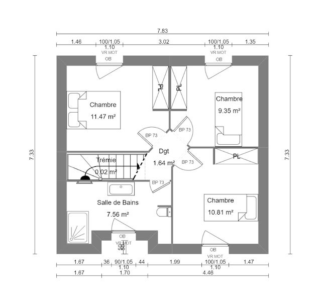 Vente maison neuve 3 pièces 80 m² à Goeulzin (59169), 239 679 €