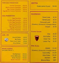 Parantha Express menu 5