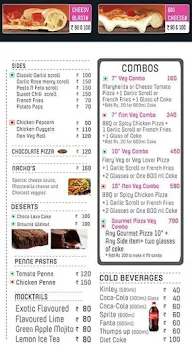 Eagle Boys Pizzeria & Cafe menu 4