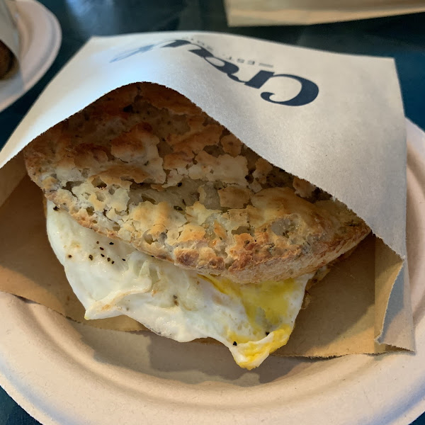 Gluten-Free Breakfast Sandwiches at Crave