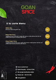Goan Spice menu 3