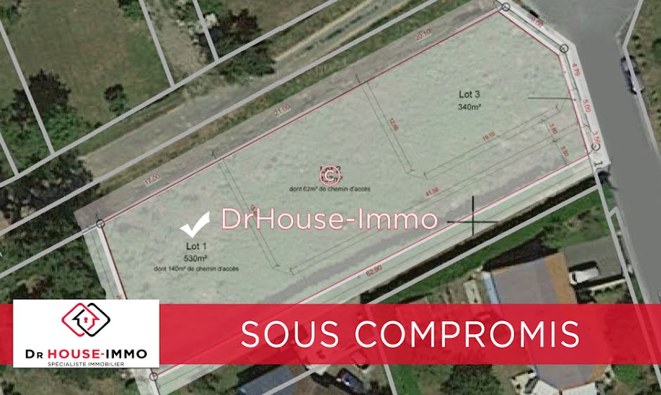 Vente terrain  535 m² à Riom (63200), 58 000 €