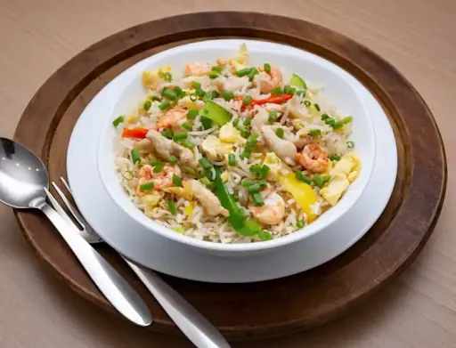 Egg,Chicken & Prawn Fried Rice