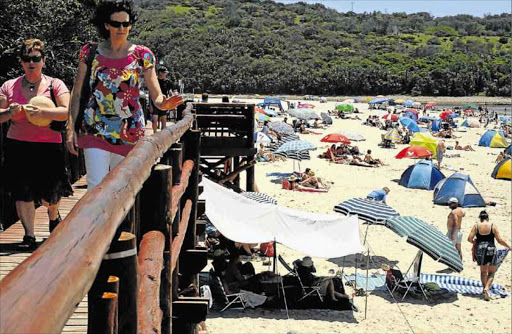 BACK IN THE DAY: Gonubie Beach when it could still sport its prestigious Blue Flag Picture: FILE