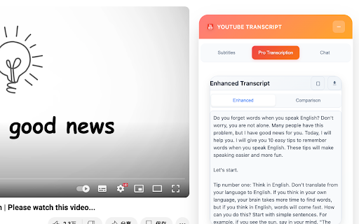 YouTube Transcript Preview 2
