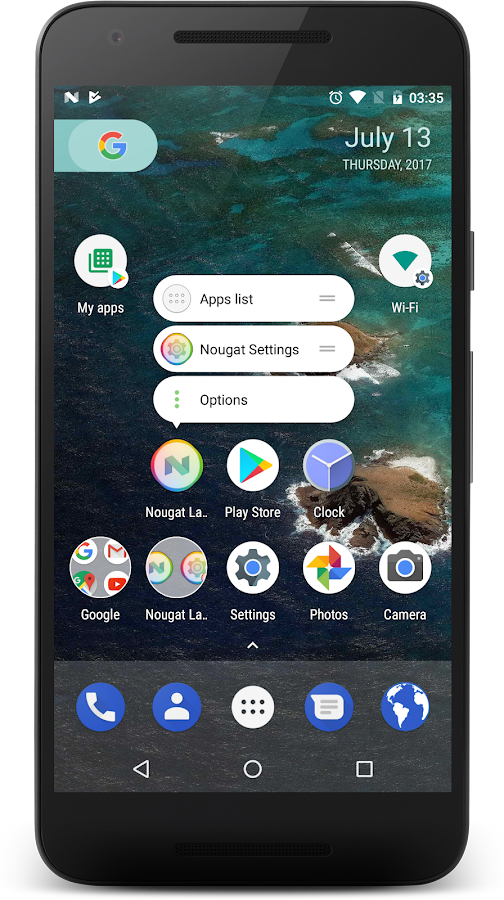    Nougat Launcher: Pixel Edition- screenshot  