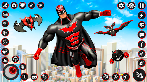 Screenshot Bat Hero Dark Crime City Game