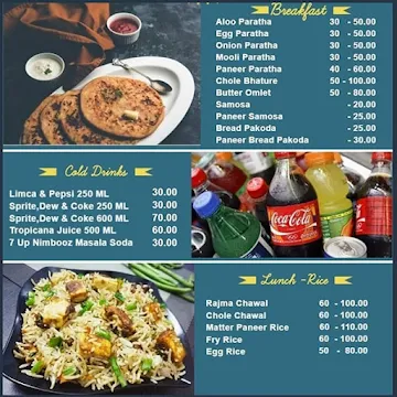 Meenal Restaurant menu 