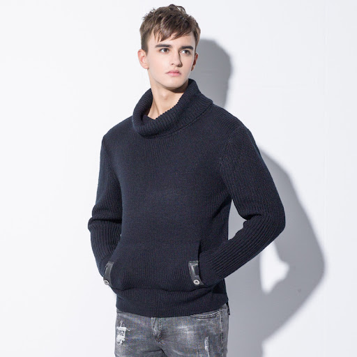 Title 2, Mens knit coat, European and American brands, ...
