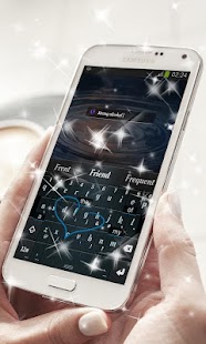 Classic Black Keyboard téma - náhled