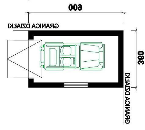 BR-144 - Rzut garażu