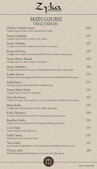 Zaika menu 3