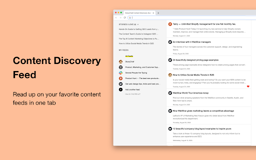 Content Discovery Feed