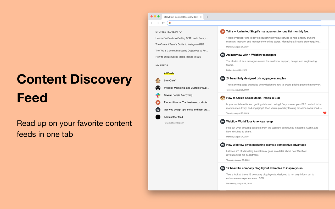 Content Discovery Feed Preview image 3