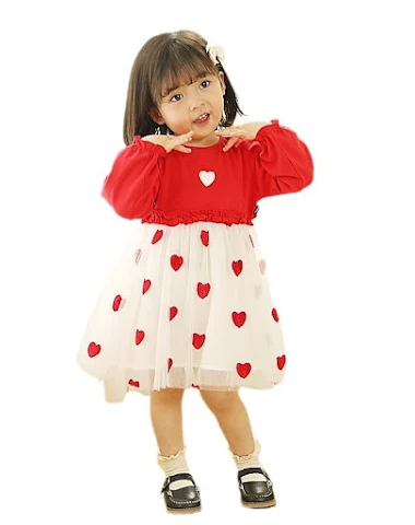 Schattige prinsessenjurk Kinderkled - 1