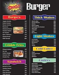 Omg Burger menu 1