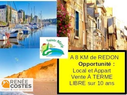 Vente viager 5 pièces 160 m² à Redon (35600), 86 150 €