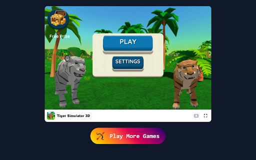 Tiger Simulator 3D Game - Hunt, gather, and feed your family in the jungle!