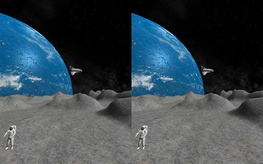 VR Space mission:Moon Explorer