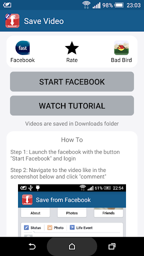 Save Video from Face Pro