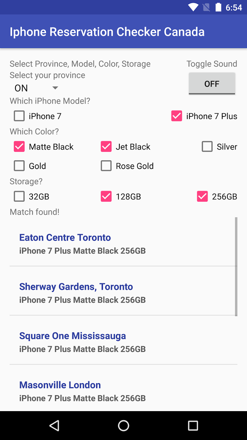 Reserve iPhone 7 Apple Canada Screen 3