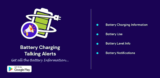 Battery Charging Talking Alert