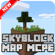 New Skyblock Map for Minecraft PE  Icon