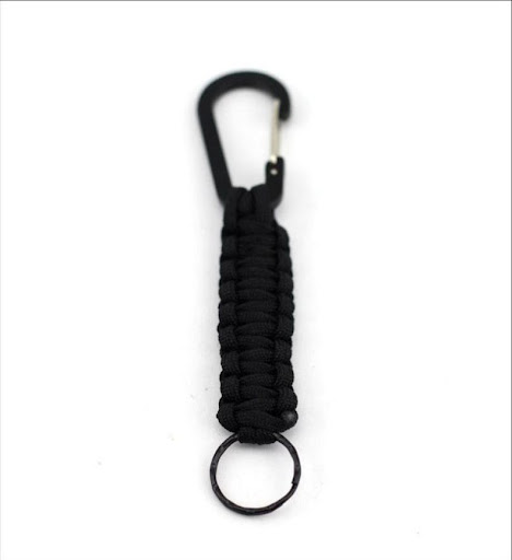 Title 2, Carabiner key ring with seven core umbrella cor...