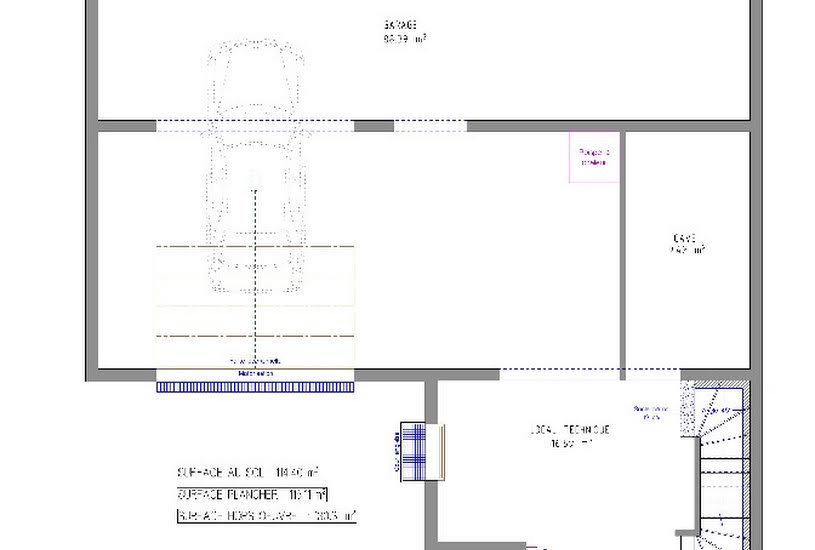  Vente Terrain + Maison - Terrain : 1 266m² - Maison : 106m² à Gamaches (80220) 