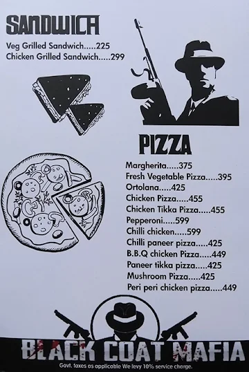 Mafioso menu 