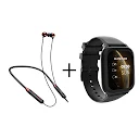 Sting 3 In-Ear Wireless Bluetooth Neckband Pulse 5.0 Smartwatch (Combo)