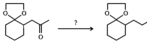 Reaction of ketones