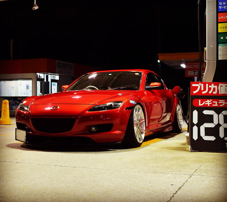 RX-8のドライブ・rx-8・MAZDA・ガソリンスタンドに関するカスタム事例の投稿画像1枚目
