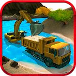 Cover Image of Baixar Simulador de escavadeira de areia do rio 3D 1.5 APK