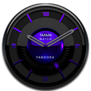 Designer Clock for PANDORA blue black Mod