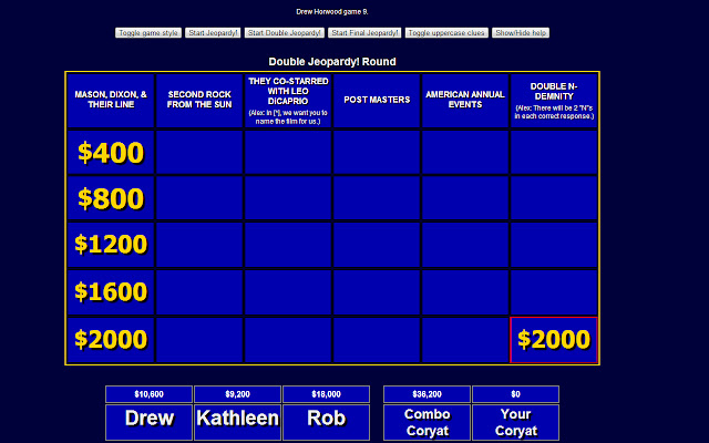 Play Online Jeopardy!