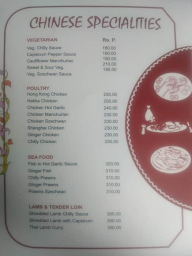 Hotel food village menu 7