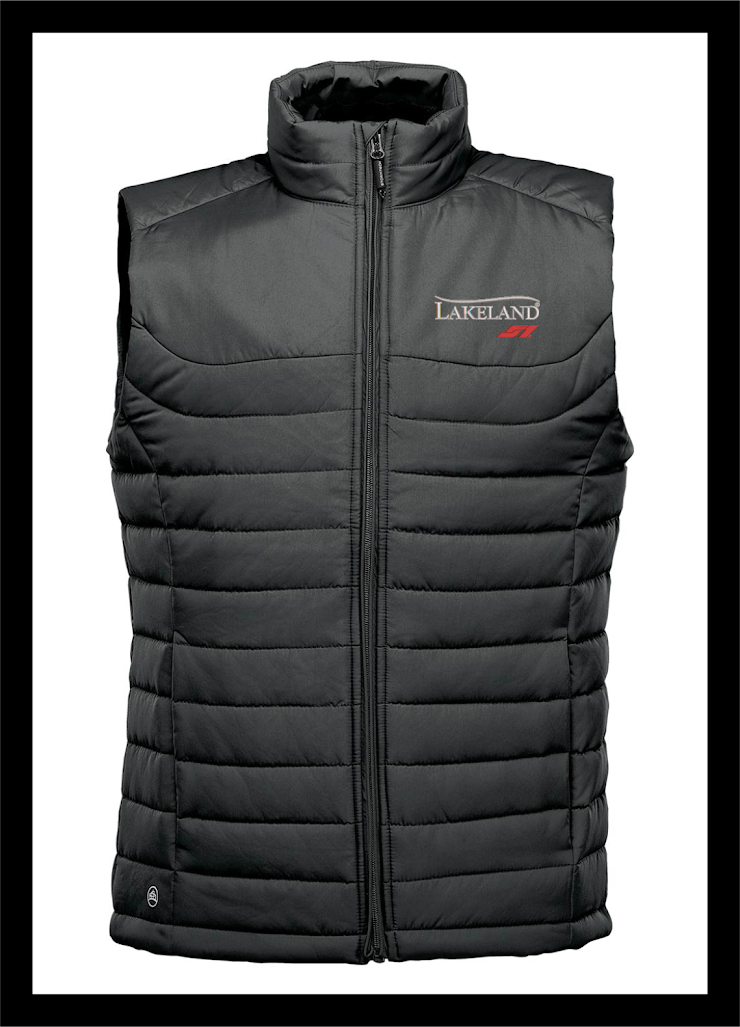 Add some warmth. For the ultimate in thermal layering convenience, simply throw on this ultra-light, quilted vest when the temperature takes a dip. A D/W/R water repellent finish and synthetic down fill keeps your core warm and dry all day.