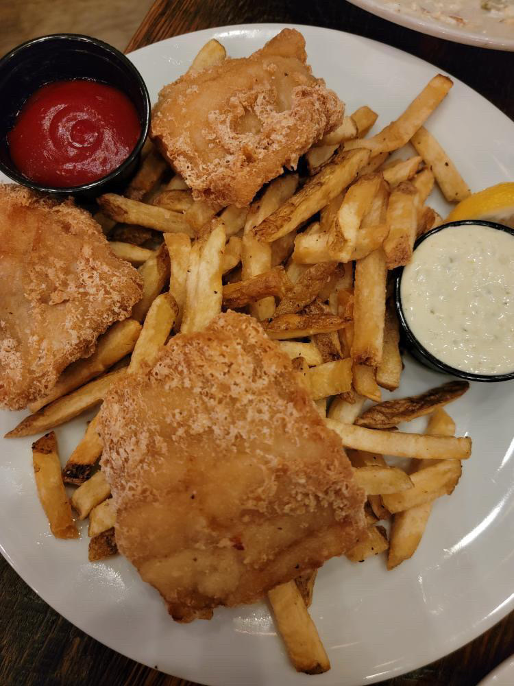 Gluten free fish and chips