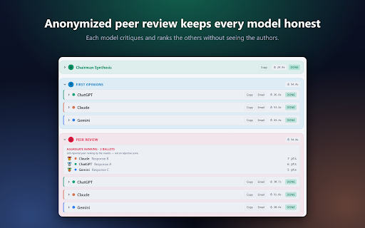 No API LLM Council screenshot 3