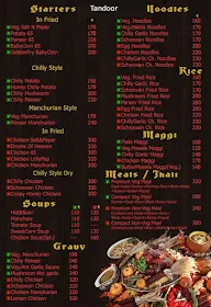 Tandoor menu 1